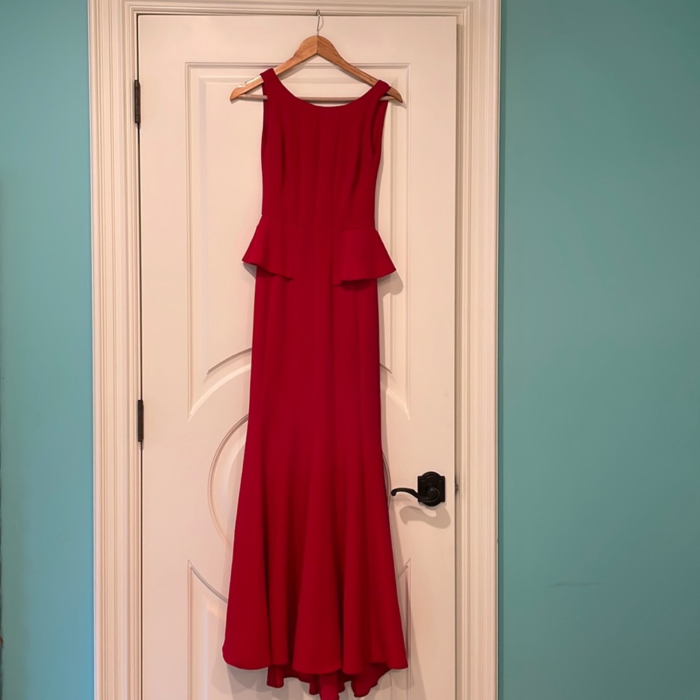 Red gown, worn once